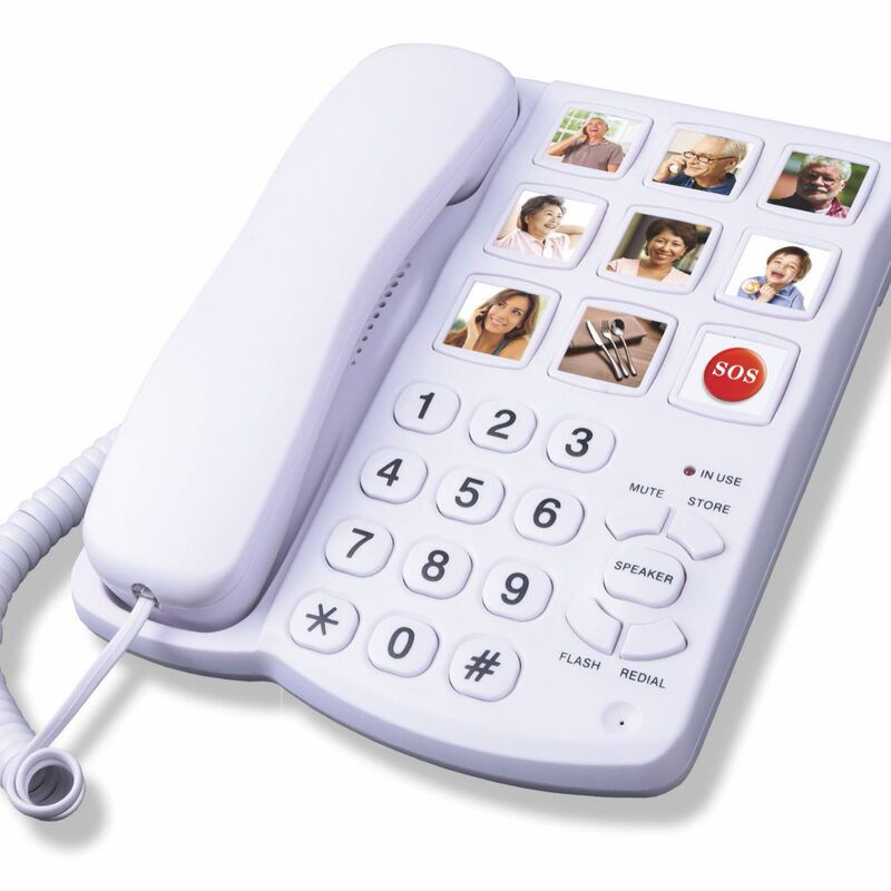 Cross-Border Elderly Fixed Landline Home Telephone Office Voice Phone Old-Fashioned Cordless Telephone Wholesale Manufacturer