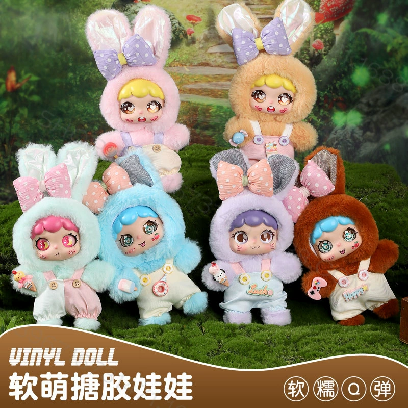 Cute plush doll, pendant, toy plastic, cotton plastic face