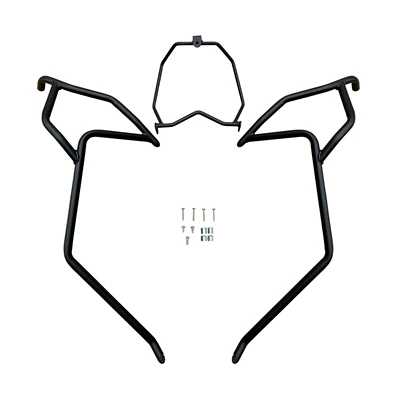 motorcycle modification parts, Motorcycle bumper - black-matte-front-bumper