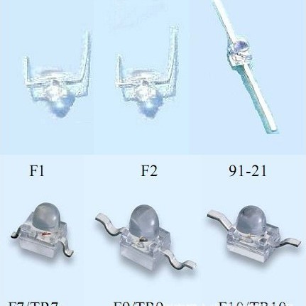 С����ֱ��ʽLED��������ܴ���ɫ91-21SUGC-S400-A4