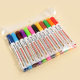 Yi Hui Large Capacity 12-Color Water-Based Erasable Whiteboard Marker Office Writing Board Thick Tip Message Marker Wholesale