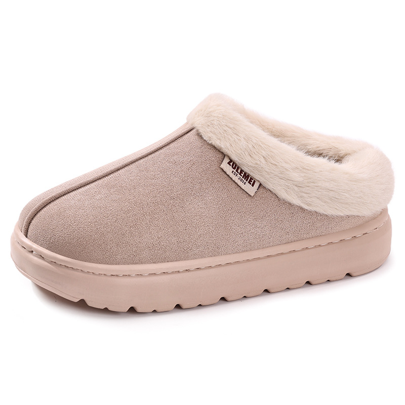Zapatos de algodón de invierno de mujer transfronteriza TEMU zapatillas cálidas para el hogar zapatos perezosos zapatos de lana de coral zapatos de hombre