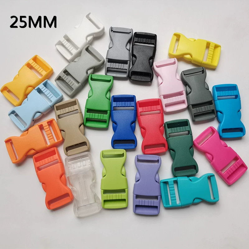Цветная пластиковая пряжка 2.5cm Зажим для сумки Запчасти для сумки Зажим Зажим Зажим Зажим Зажим