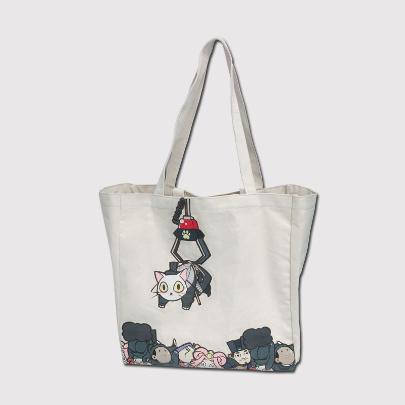 工厂制作彩色再生棉布购物袋RPET回收棉布手提袋 外贸新款布袋