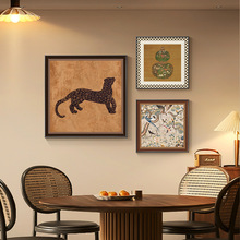 复古高级感餐厅装饰画法式中国风餐桌墙面装饰壁画厨房吃饭厅挂画