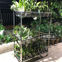 ✅不锈钢方管连接件货架紧固件展架晾衣架加厚两通三通四通花架接