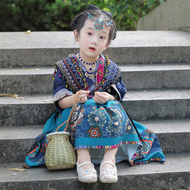 Miaojiang princess Hanfu girl spring and autumn new exotic style…