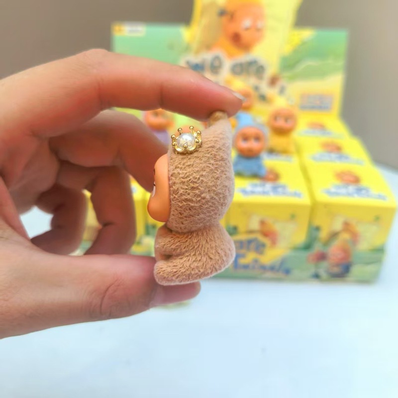 新款植绒星星崽公仔盲盒树脂萌粒盲袋抓娃娃机专用盲盒对对碰公仔|undefined