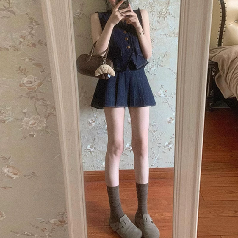 Denim summer set