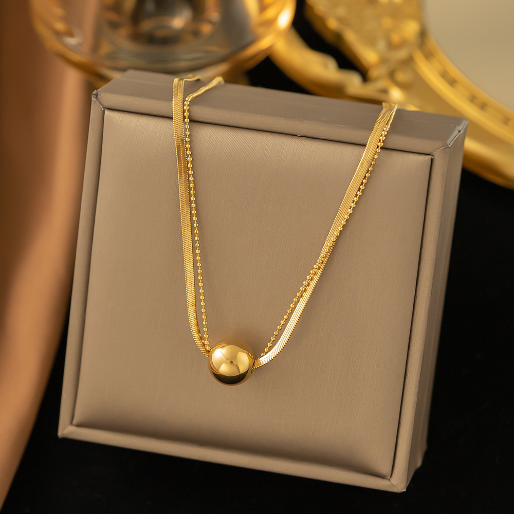 10g Weight 0.03µm-0.05µm Gold Plating Thickness PVD Coated Gold Plating Process Real Gold Plated Plating Material Bracelets, Necklace Classification ball chain, cable chain Chain Type 1 Piece Quantity Casual, Daily Occasion 304 Stainless Steel Material Geometric, Heart Shape Pattern All Seasons Season Women's Gender Elegant, Sweet Style Waterproof Non Tarnish, Round, Plating Craft PVD Coated Real Gold Plated Geometric Heart Shape 304 Stainless Steel Elegant Sweet Waterproof Non Tarnish Bracelets Necklace 21