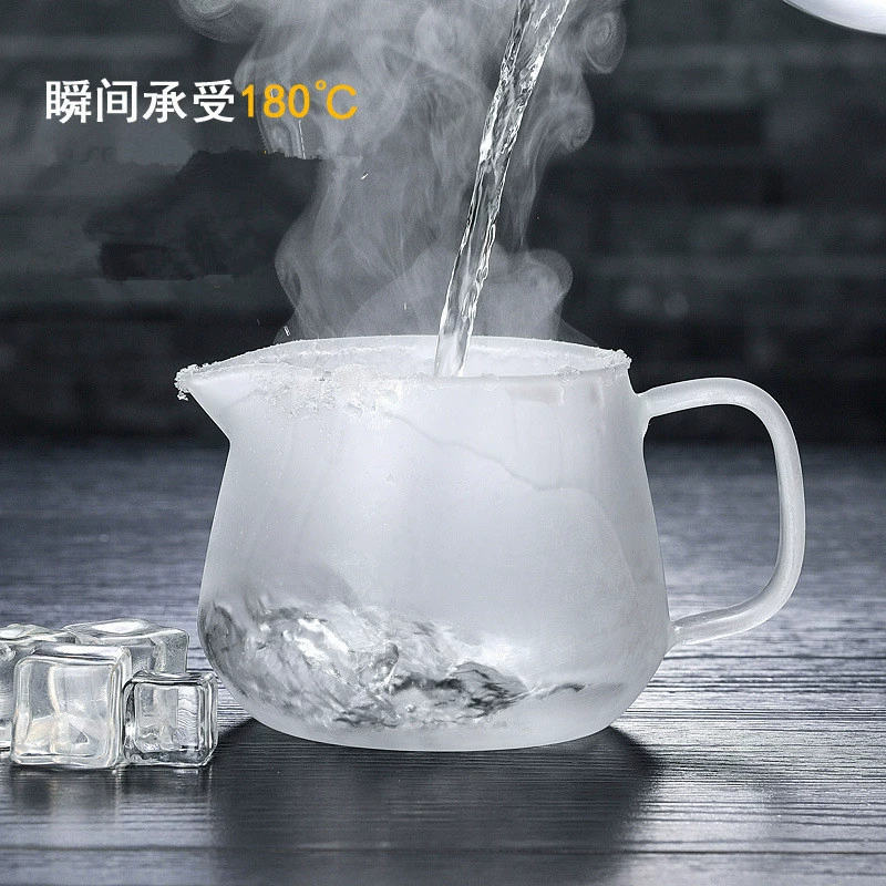 Glass teapot, liner, filter, flavored tea, increased thickness