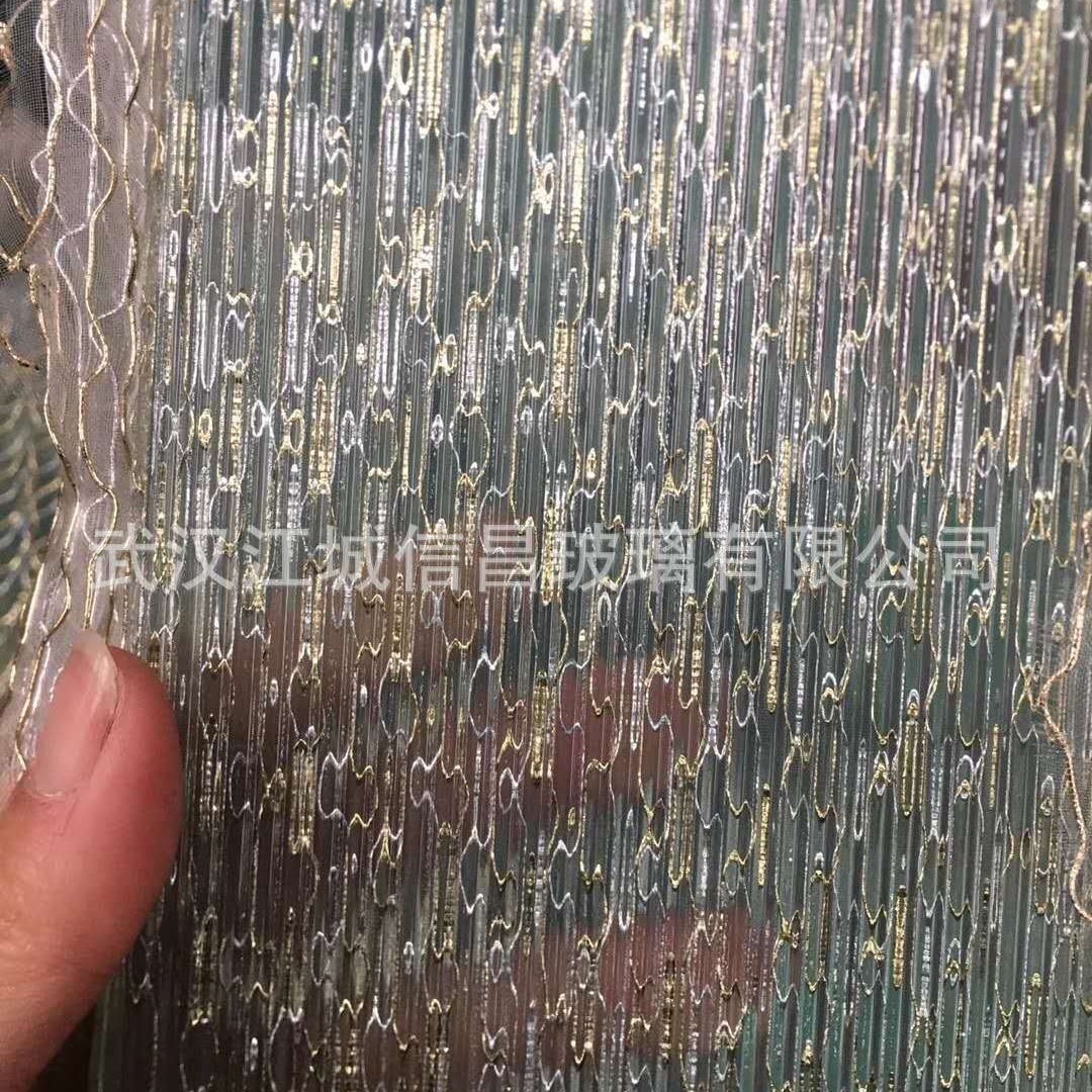 12m夹胶钢化玻璃 超白夹丝钢化玻璃