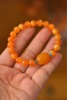 9mm beeswax bracelet, with beeswax jujube beads