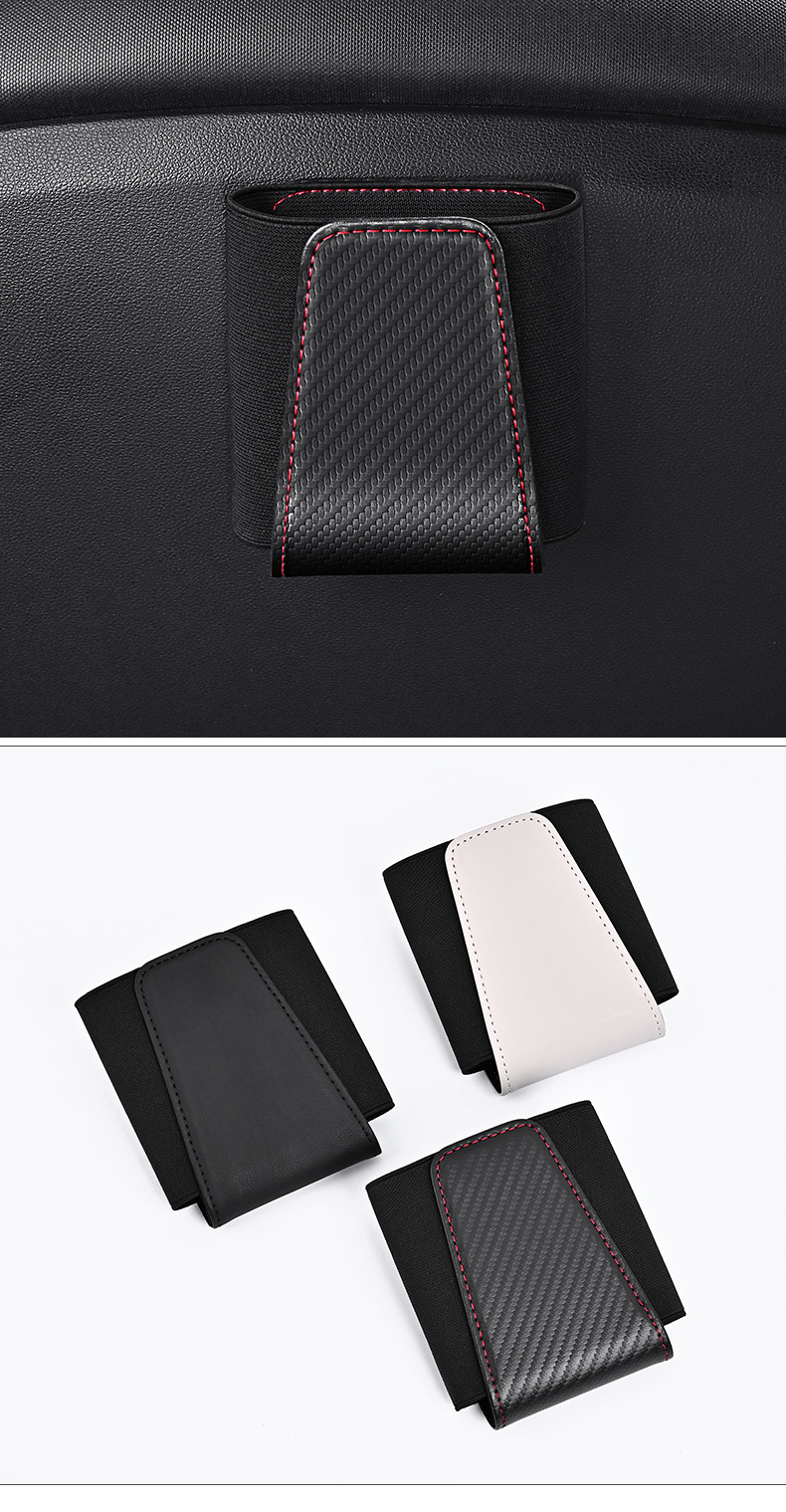 Car Storage Box, Seat Back Multifunctional Leather Car Storage Bag, Armrest Box, Middle Phone Card Holder, Car Door Storage