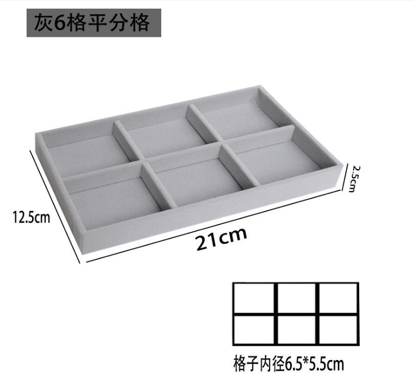 Nuevo estilo joyero collar de gran capacidad pendientes caja de almacenamiento de joyas de escritorio clasificación de joyería caja de exhibición