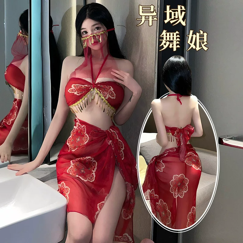 Underwear, cheongsam, sexy set, uniform, plus size