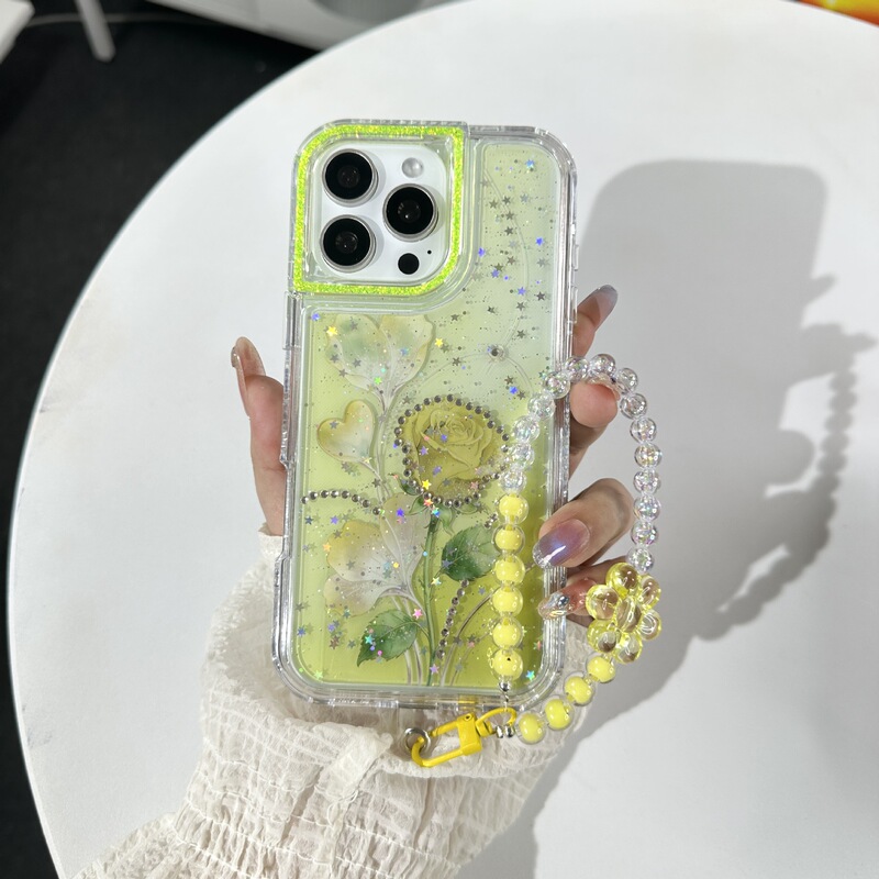 Peru Specializes in Sweet Resin Phone Cases Suitable for Sam A16 with Hanging Chain, A57 Rose Flower Rhinestone Design, S10 Plus Peru Specializes in Sweet Resin Phone Cases Suitable for Sam A16 with Hanging Chain, A57 Rose Flower Rhinestone Design, S10 Plus