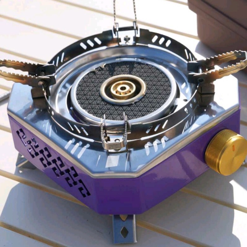 Cassette Stove Outdoor Camping Windproof Gas Stove Infrared High-Power Stove Camping Cookware Portable