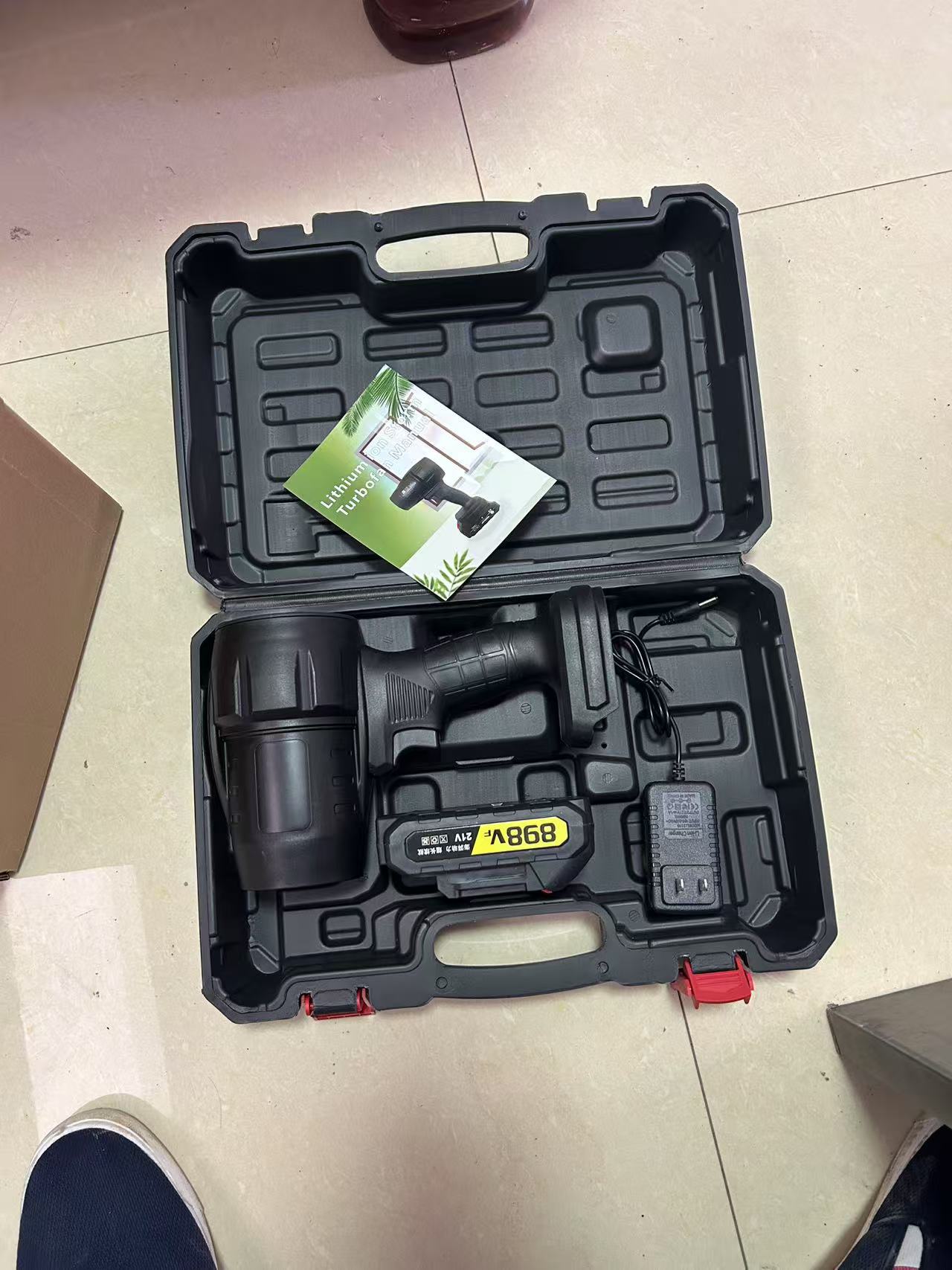 Batería de litio, máquina de tormenta, secador de pelo eléctrico inalámbrico de alta potencia, potente ventilador industrial, ventilador violento