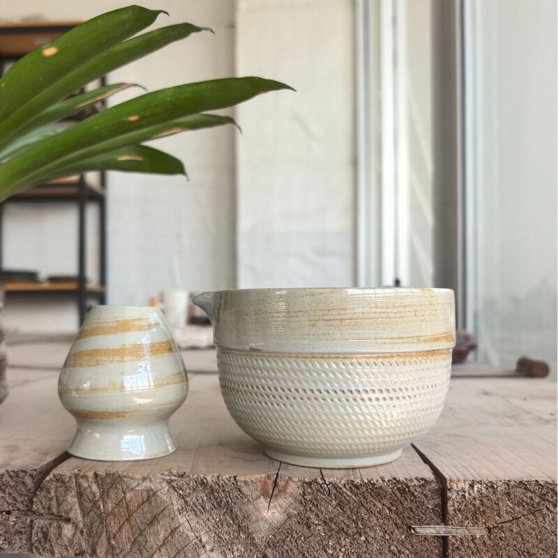 口付き抹茶ボウル、陶器製日本抹茶ボウル、抹茶ツール、茶筅、宋代茶セット、大腹ボウル|undefined