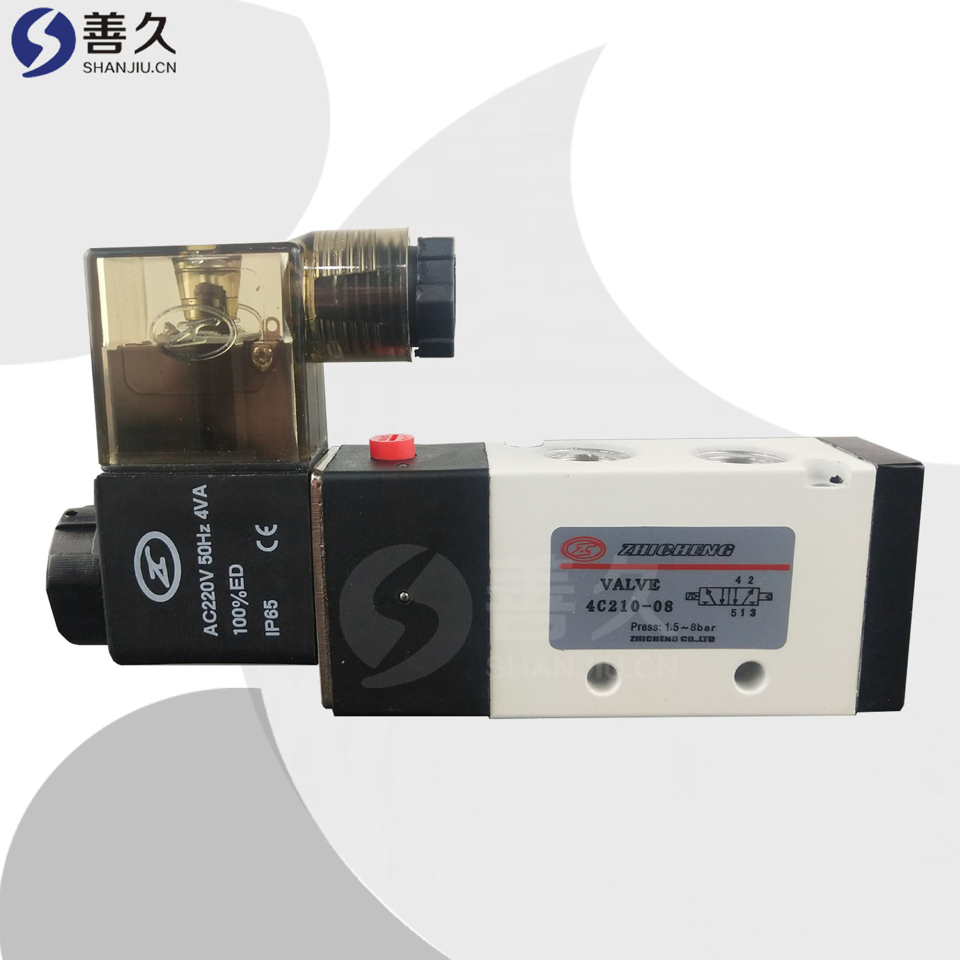 志成4C210-08电磁阀，AC220V，其它电压可订，只赚信誉。