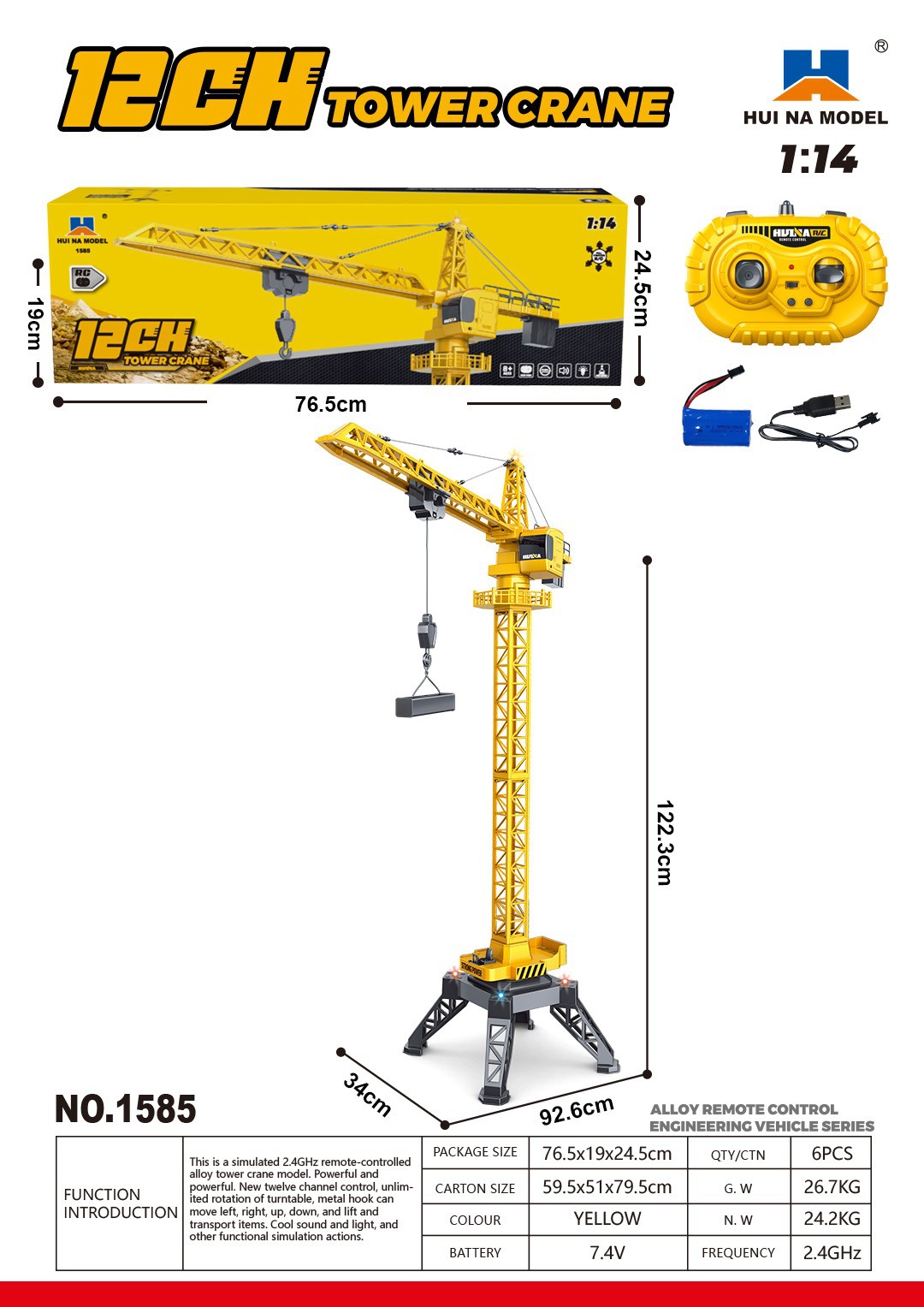 Suministro 1: 14 modelo de vehículo de ingeniería de aleación de control remoto simulación de excavadora camión de descarga mezclador juguetes para niños