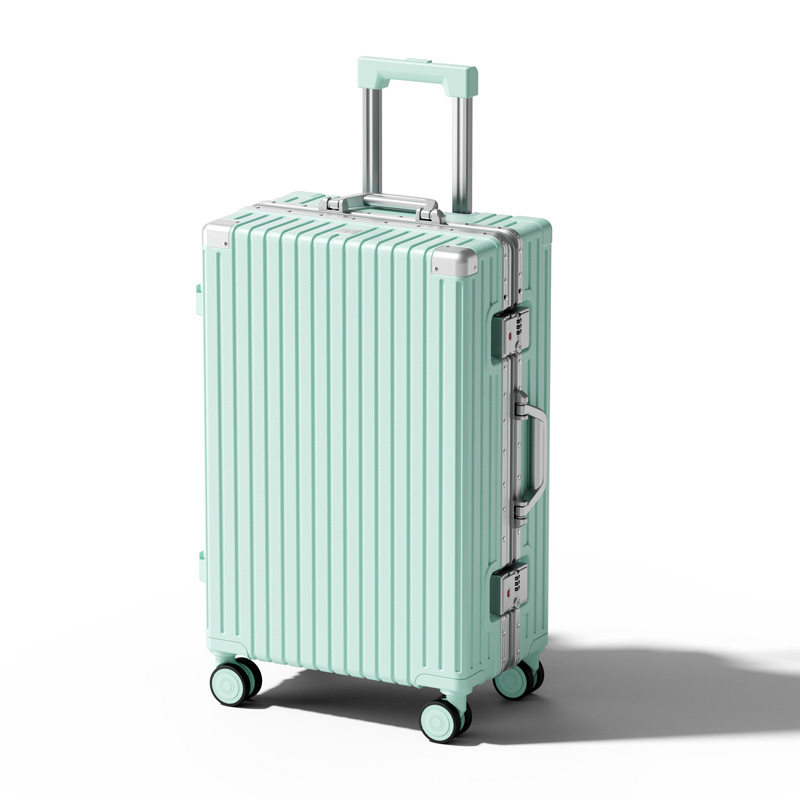 Green aluminum frame box