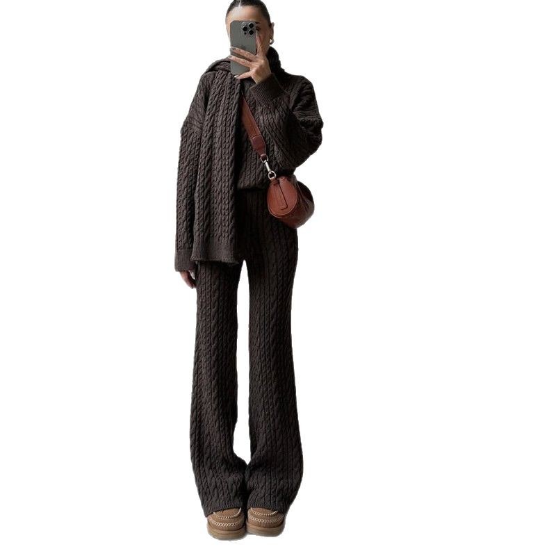 2025 nueva ropa de mujer Europa y América Amazon comercio exterior transfronterizo de punto de moda delgada rayas de manga larga suéter ajustado image 6