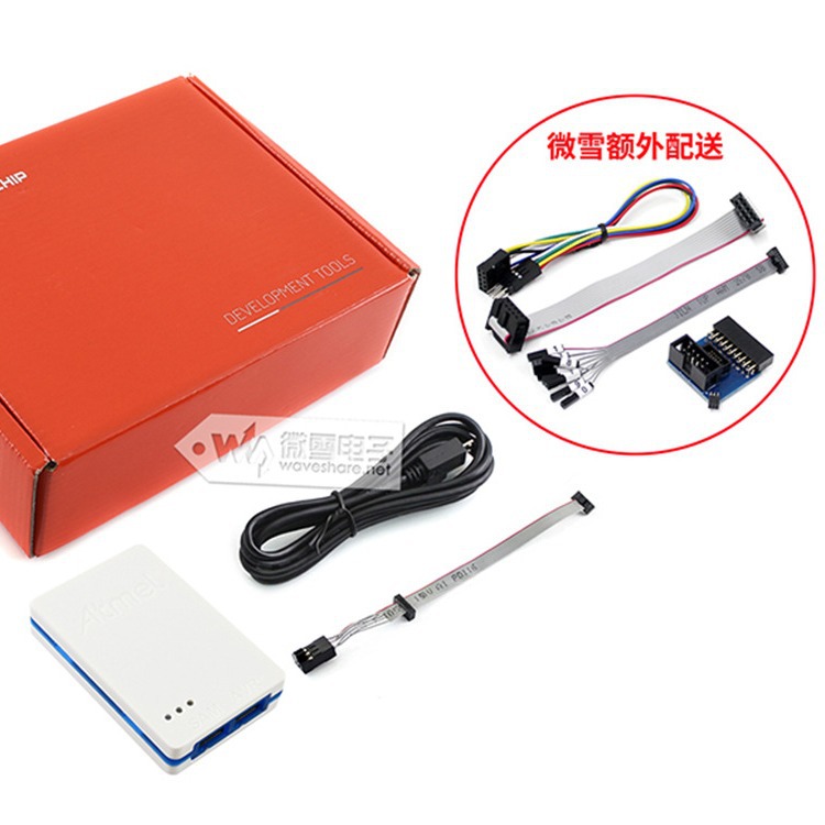 Atmel-ICE Basic Kit 调试编程 原装主板 微雪自制转接板、连接线
