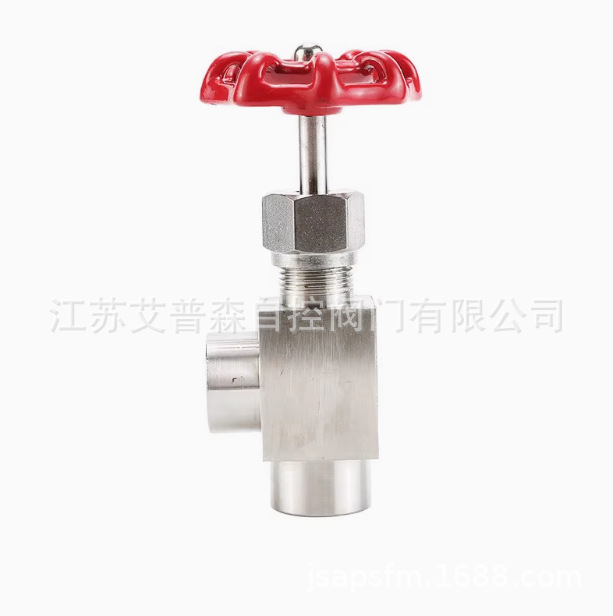 J14W-160P不锈钢角式内螺纹针型阀 角式结构 精准节流 稳定可靠