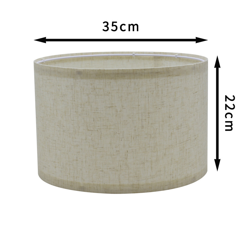 PVC algodón Lino pergamino material pantalla Shell cubierta moderna lámpara de pared simple tela lámpara