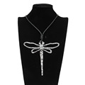 亚马逊新品跨境专供女士长款时尚个性蜻蜓吊坠欧美流行毛衣链饰品