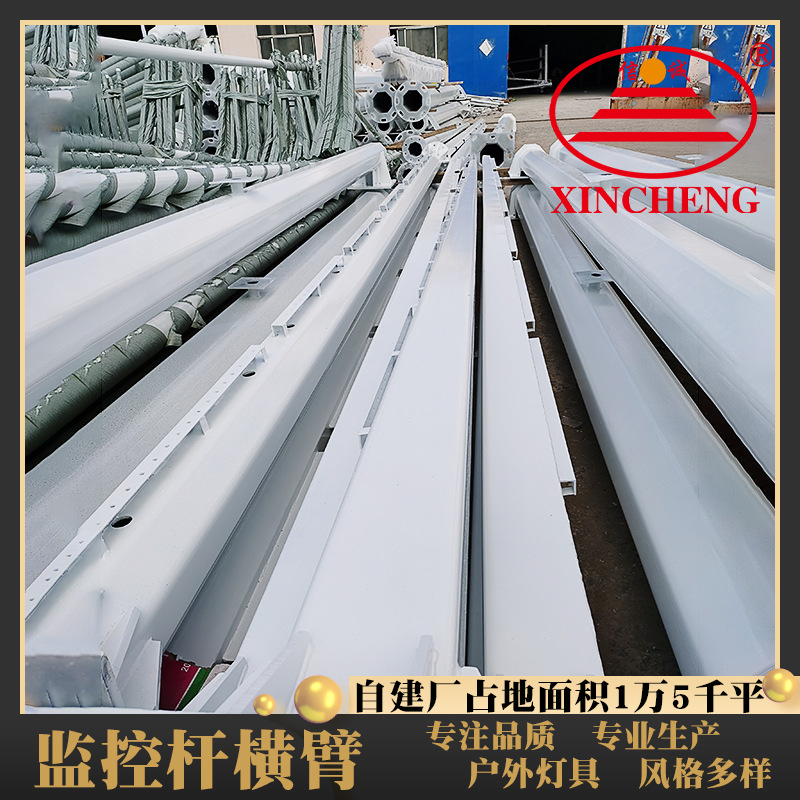 立柱交通标志杆 园林景区柱装带电子摄像头监控杆 道路标志杆