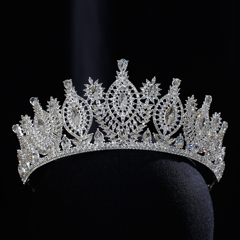 Retro luxurious metal hair accessory for bride