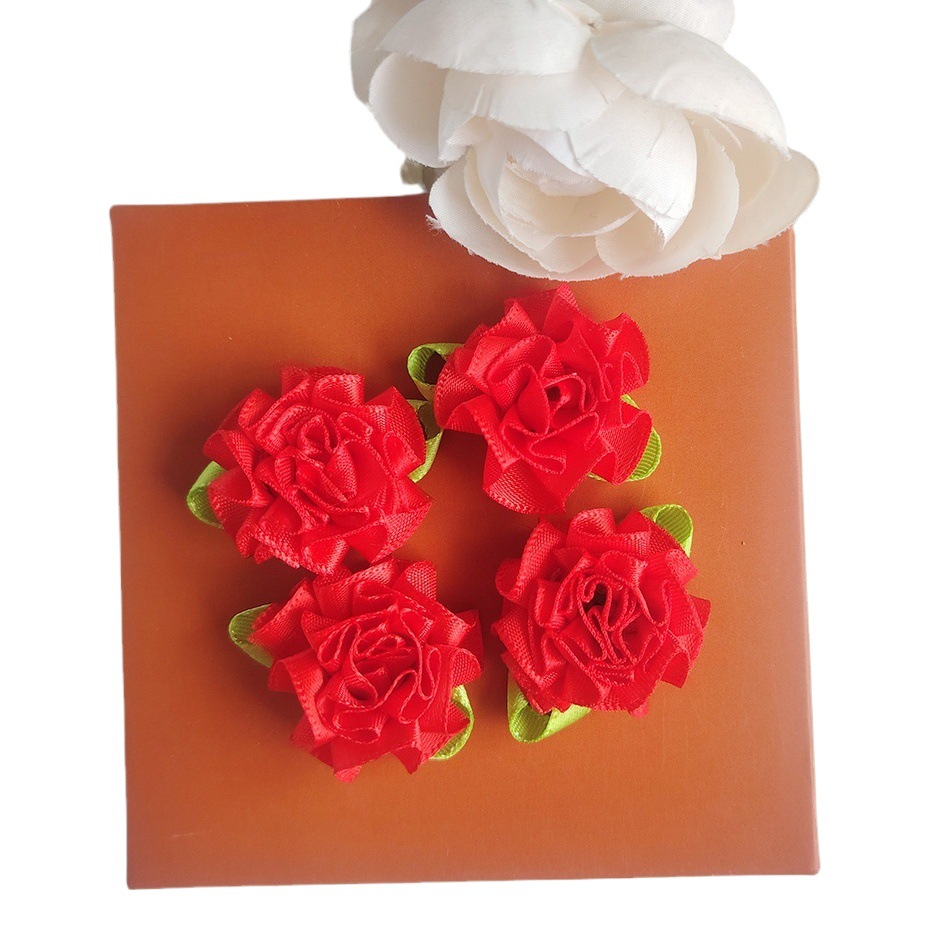 Fábrica directa cinta peonía flor Rosa Ropa Accesorios joyería caja de regalo decoración hecha a mano DIY lote