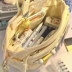 小紅書同金ins創意魔法厨房大容量diy刺繍筆袋学生多層文房具筆袋