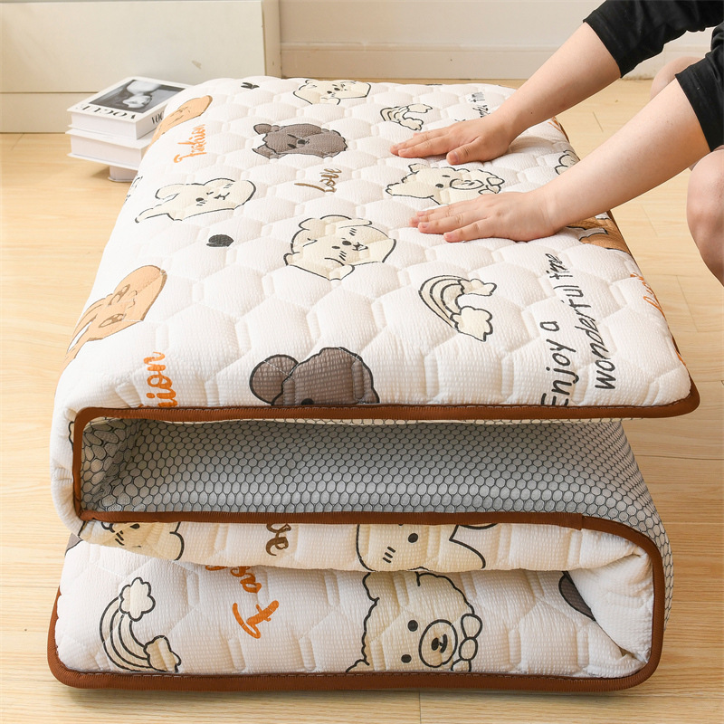Class A Student Mattress Soft Waxy Bubble Mattress Thickened Folding Mattress Floor Soybean Fiber Mattress Live Broadcast