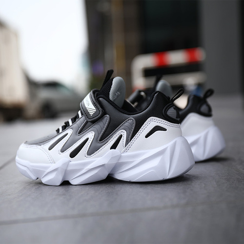 Children's Shoes for Cross-border 2024 New Spring and Autumn Season Boys' and Girls' Shoes, Medium and Large Kids Korean Version Sports Shoes Wholesale