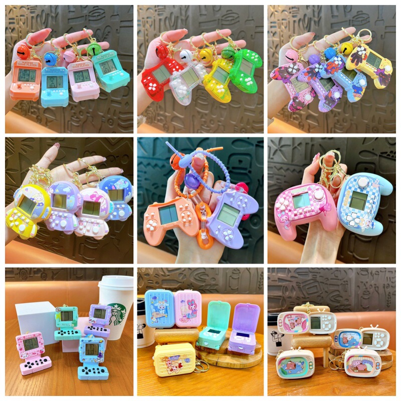Creative Pocket Tetris Game Keychain Pendant Portable Bag Accessories Toy Gift Wholesale Creative Pocket Tetris Game Keychain Pendant Portable Bag Accessories Toy Gift Wholesale