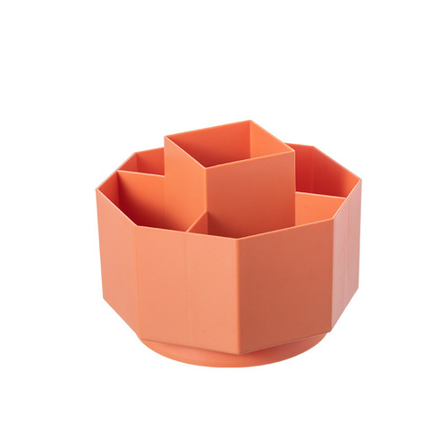 Pen holder rotating desktop stationery storage box office creative pen box student storage box cosmetics sundry storage