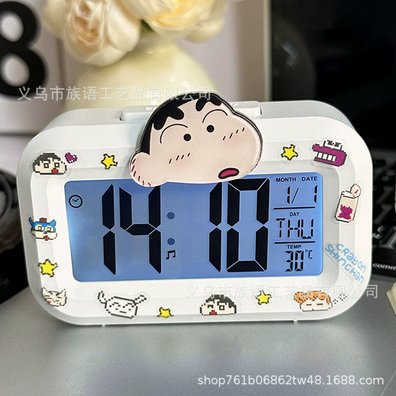 Crayons, glowing universal teaching watch for bed, simple and elegant design