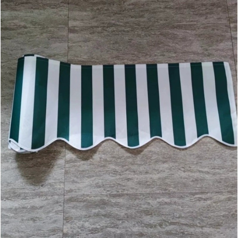 Гофрированный тент с рюшами, волнистый, с подвесным краем