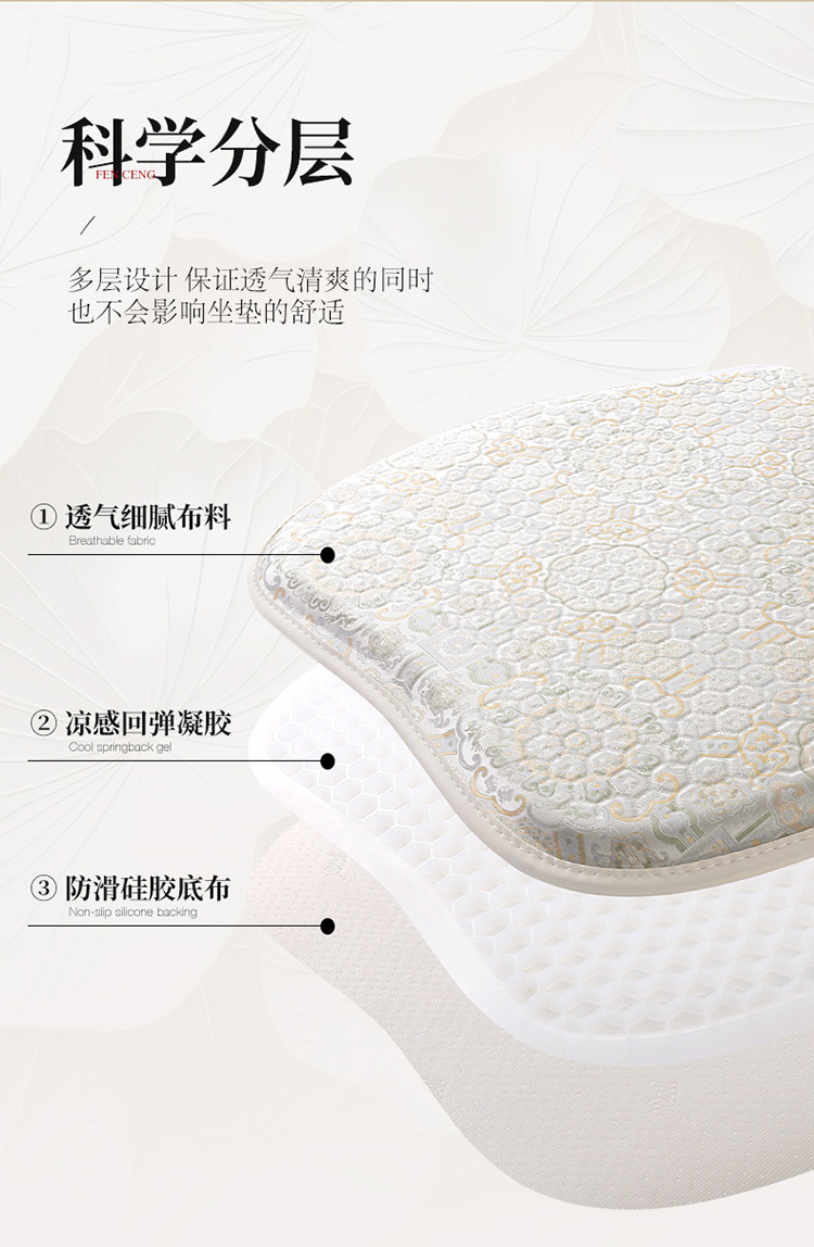 Casual Car Seat Cushion, Universal for All Seasons, Self-Driving Taxi Interior Decoration Cushion, Anti-Fouling and Stain-Resistant Butt Cushion, High-End