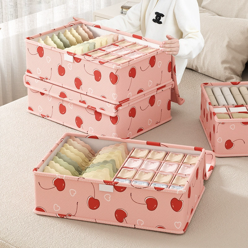 Underwear, storage box, socks, bra, three-in-one