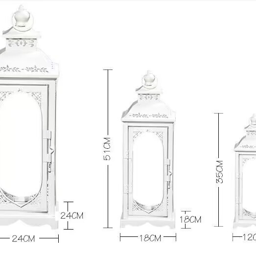 Estilo Europeo retro candelero hierro viento lámpara cristal boda piso camino plomo decoración suave metal vela titular