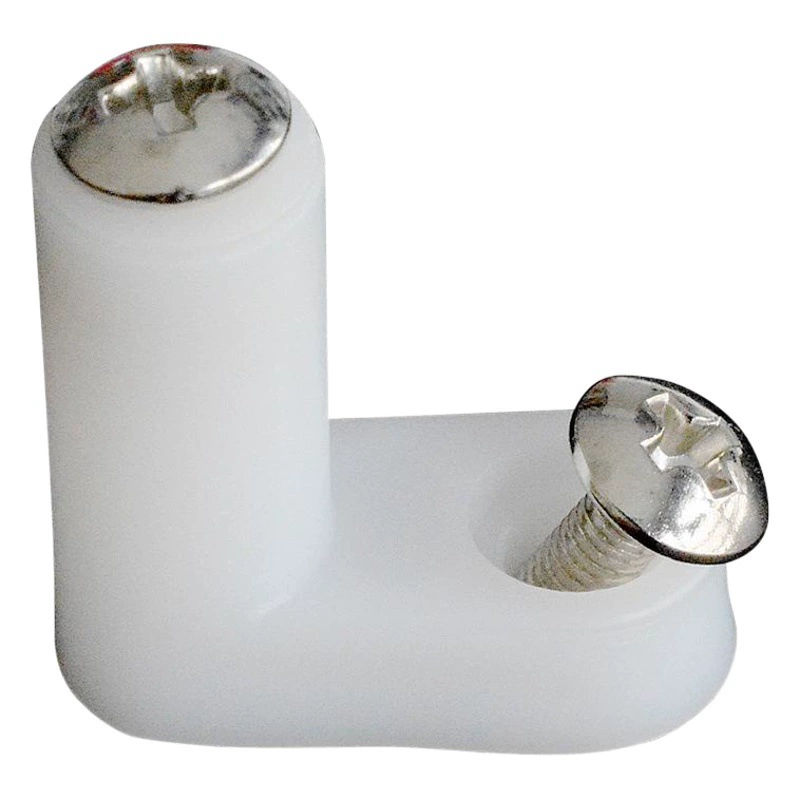 Небольшой угловой код под прямым углом L-образный усиленный угол белый пластиковый L-образный игровой автомат материнская плата фиксированные пластиковые аксессуары