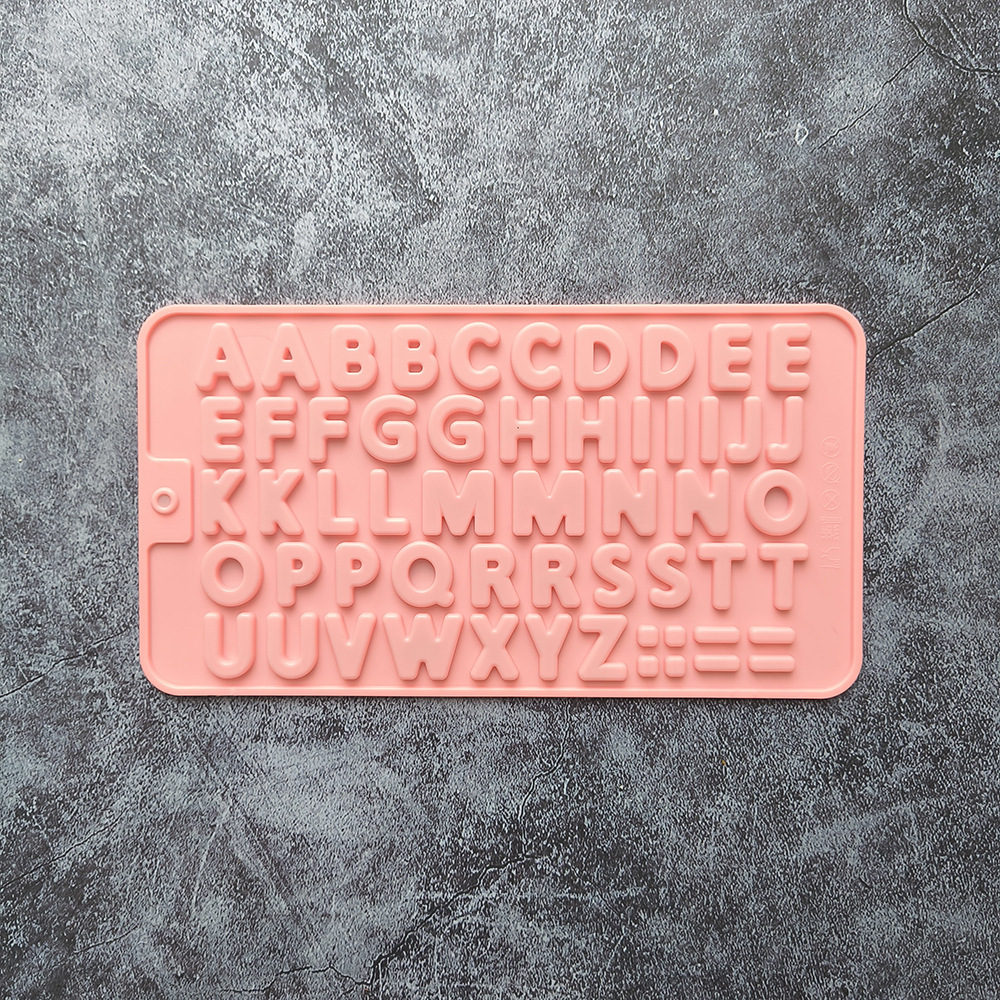 Nuevo mini letra de chocolate 452 molde de silicona DIY molde de galletas, dulces, pasteles