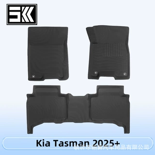 适用于Kia Tasman 2025 右舵3D全天候材质XPE脚垫地垫耐磨防水