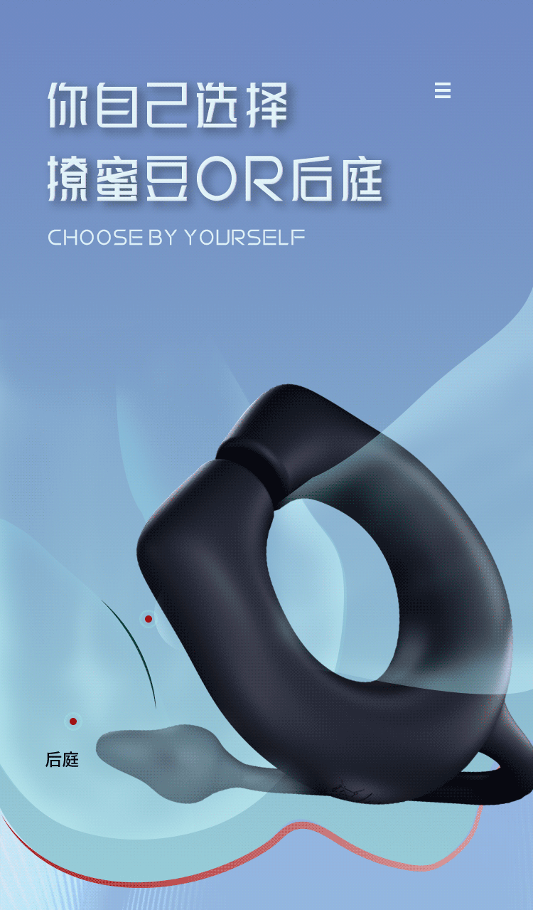 Magnetic Remote-Control Vibrating Prostate Massager with Anal Beads and Penis Ring — detail image 4