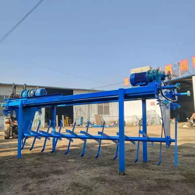 Fuente de suministro de fertilizante orgánico fermentación máquina de voltear tipo caminando gallina de estiércol de cerdo máquina de voltear trinchera relleno